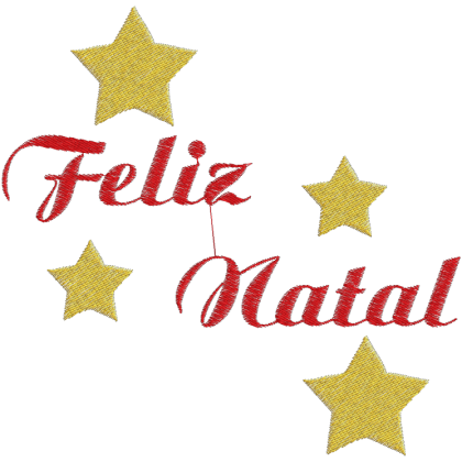 Matriz de Bordado Feliz Natal 2